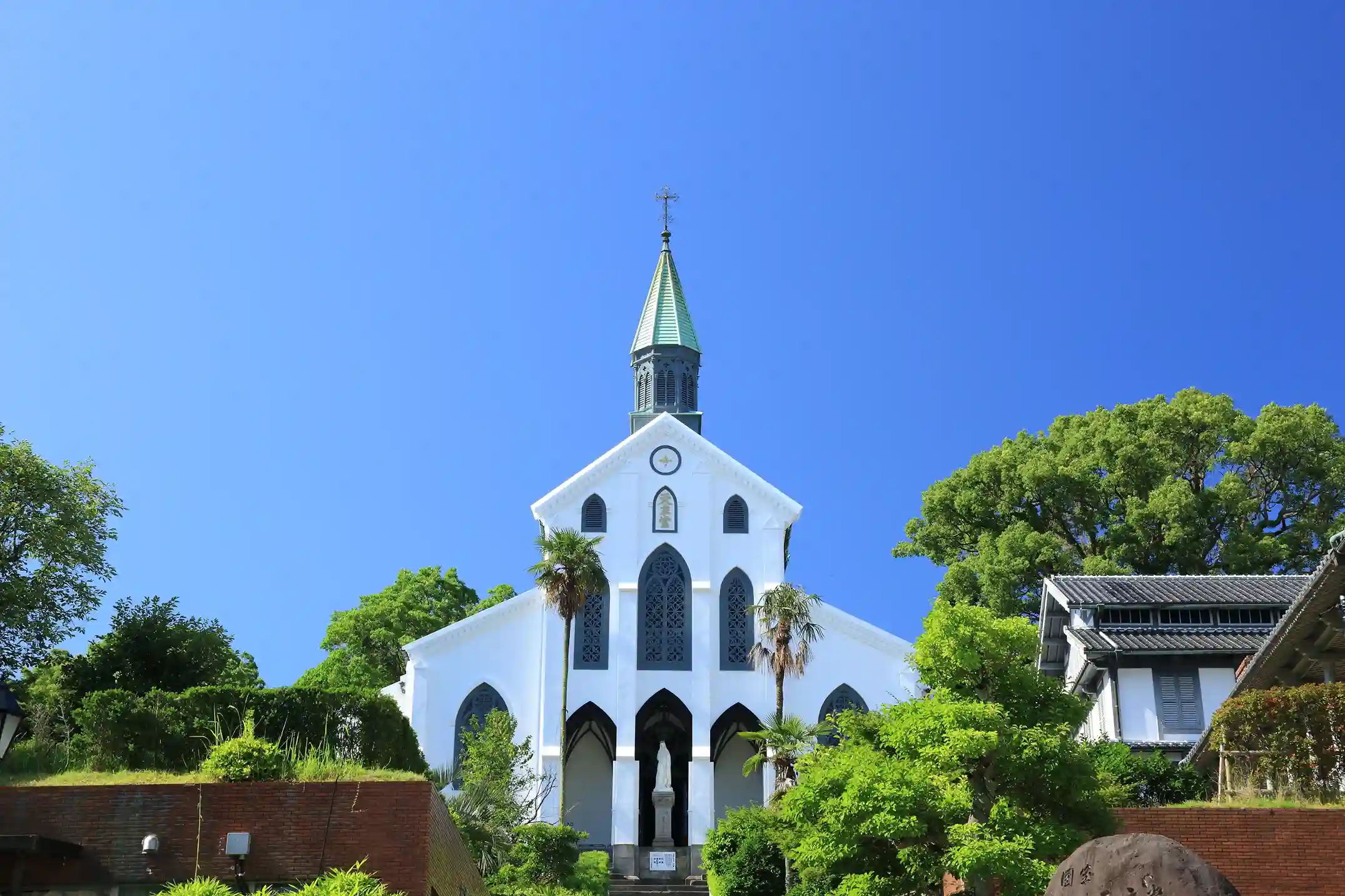 Oura Cathedral in Nagasaki, Japan’s oldest surviving Christian church, associated with the discovery