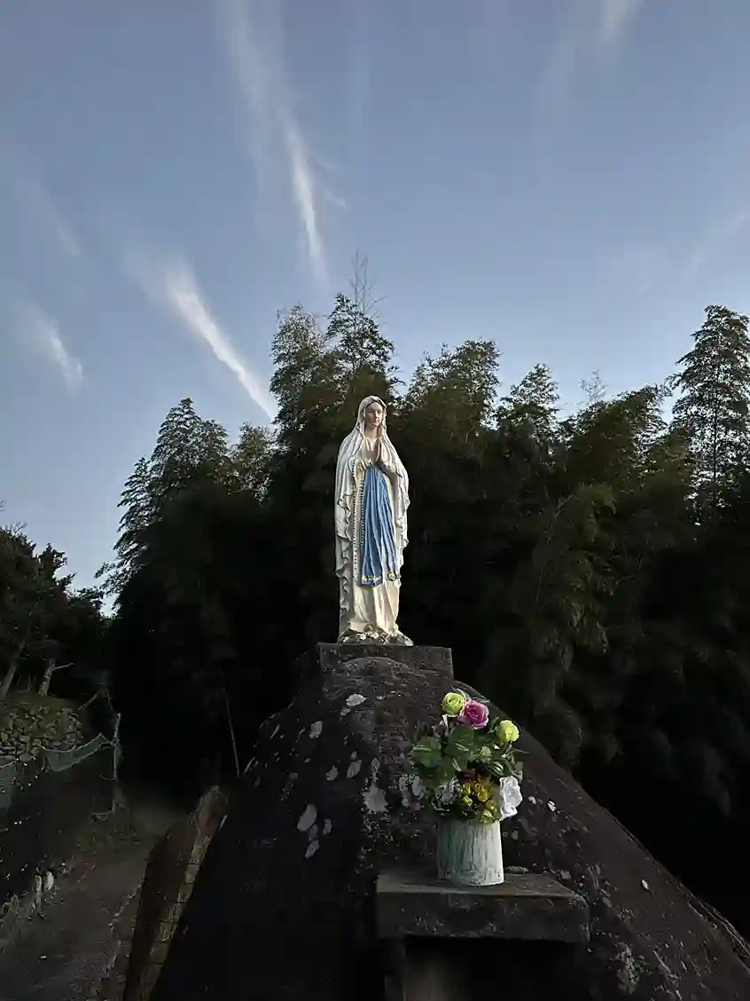Statue of the Virgin Mary revered by Hidden Christians in Nagasaki, symbolizing faith preserved duri