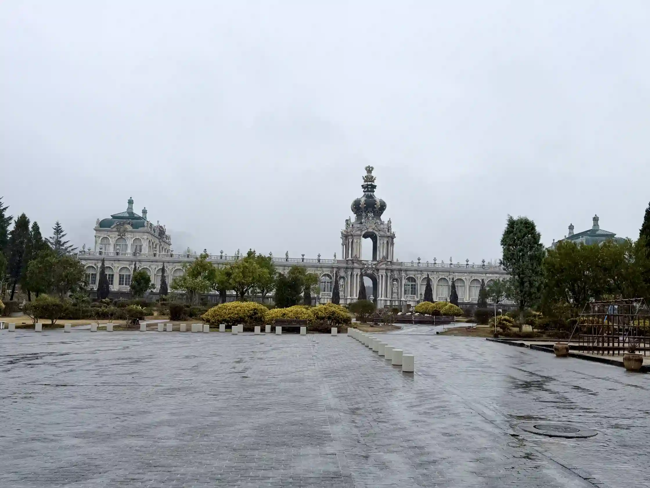 Replica of Zwinger Palace at Arita Porcelain Park