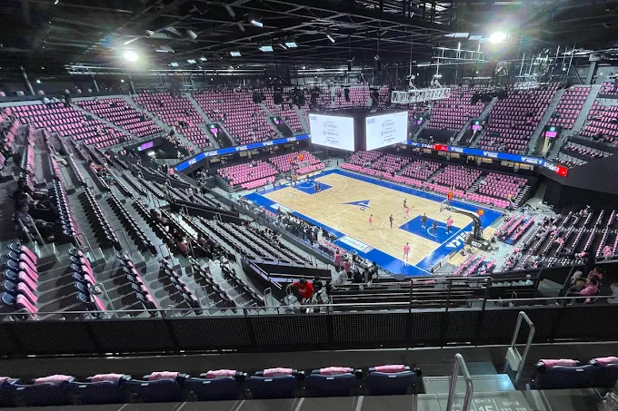 Basketball arena at Stadium City Nagasaki, home venue of Nagasaki Velca