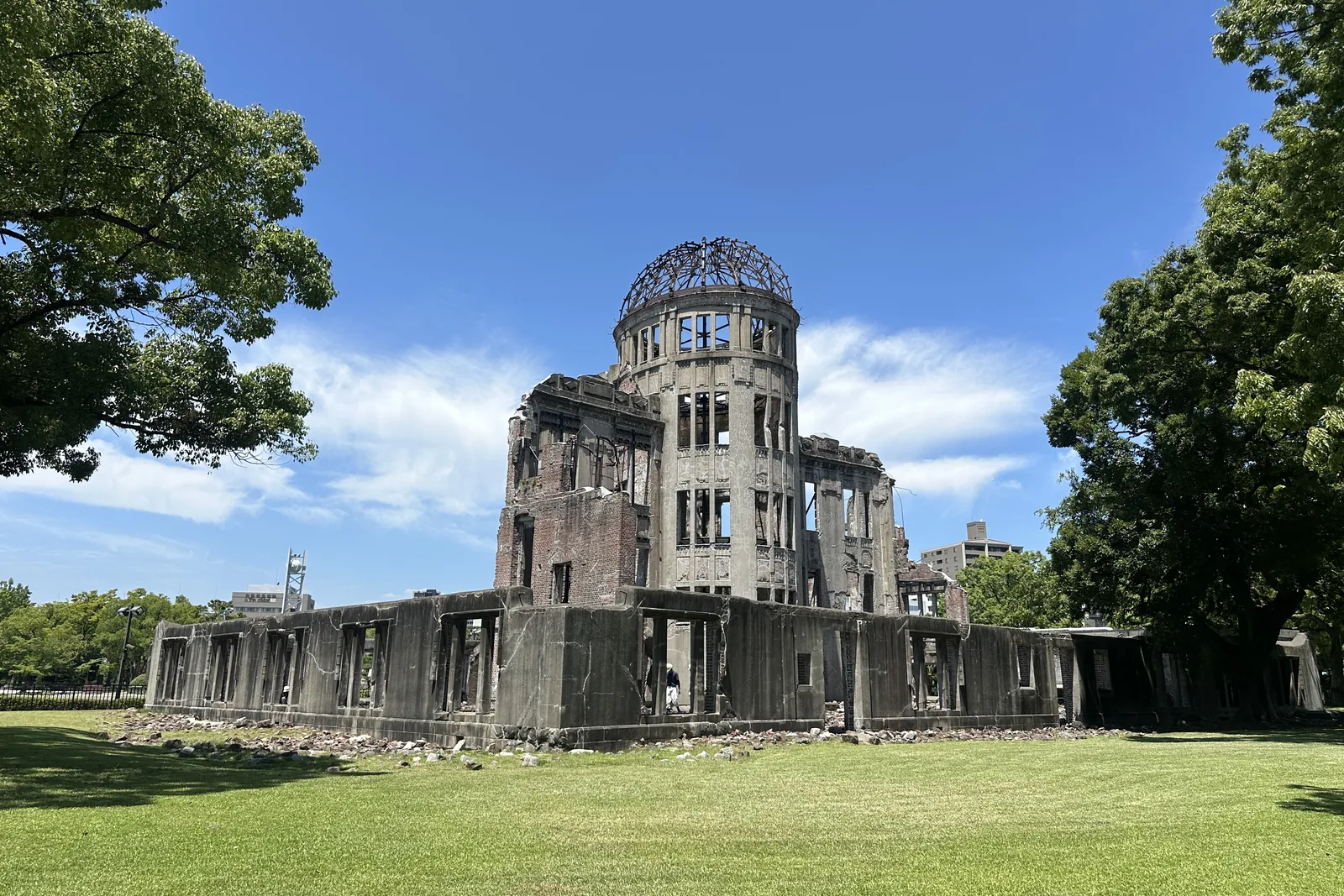 Atomic Bomb Dome in Hiroshima near the cruise port sightseeing route